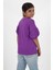 Kız Çocuk Süprem Kumaş Bisiklet Yaka Baskılı Tshirt 5