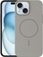 Apple iPhone 13 Kılıf Manyetik Şarj Özellikli Ic Gls Lansman Leke Tutmaz Kapak 1