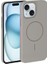 Apple iPhone 13 Kılıf Manyetik Şarj Özellikli Ic Gls Lansman Leke Tutmaz Kapak 2