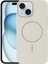 Apple iPhone 13 Kılıf Manyetik Şarj Özellikli Ic Gls Lansman Leke Tutmaz Kapak 1