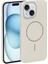 Apple iPhone 13 Kılıf Manyetik Şarj Özellikli Ic Gls Lansman Leke Tutmaz Kapak 2