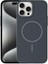 Apple iPhone 15 Pro Max Kılıf Manyetik Şarj Özellikli Ic Gls Lansman Leke Tutmaz Kapak 1