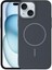 Apple iPhone 13 Kılıf Manyetik Şarj Özellikli Ic Gls Lansman Leke Tutmaz Kapak 1