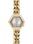 FL40144A-B Quartz Çelik Altın Rengi Beyaz Kadran 28 mm Kadın Kol Saati 1