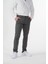 Esnek Kumaş Slim Fit Chino Erkek Pantolon Antrasit 4