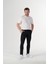 Ekose Esnek Kumaş Slim Chino Fit Erkek Pantolon Siyah 1