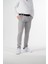 Esnek Kumaş Slim Fit Chino Erkek Pantolon Gri 4