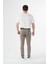 Esnek Kumaş Slim Fit Chino Erkek Pantolon Kahve 3