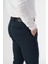 Esnek Kumaş Slim Fit Chino Erkek Pantolon Lacivert 5