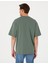 Erkek Haki Comfort Fit Bisiklet Yaka Tişört 50310155-VR027 5