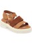 Taba Hakiki Deri Kadın Sandalet - K24Y1SN67261-A29 1