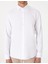 Erkek Beyaz Oxford Slim Fit Kolay Ütülenebilir Gömlek 50306996-VR013 6