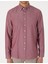 Erkek Bordo Oxford Slim Fit Kolay Ütülenebilir Gömlek 50306996-VR014 6