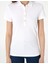 Kadın Beyaz Regular Fit Pamuklu Polo Yaka Basic Tişört 50305776-VR013 6