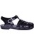 S10258-002 Biarritz Brillo Negro Kadın Sandalet 1