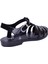 S10258-002 Biarritz Brillo Negro Kadın Sandalet 2
