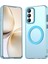 Samsung Galaxy A56 Kılıf Kamera Çıkıntılı Mat Magsafe Şarj Özellikli Kenarları Renkli Şeffaf Premium Sert Kapak 1