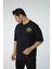 Baskılı Oversize Bisiklet Yaka T-Shirt 4