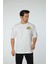 Baskılı Oversize Bisiklet Yaka T-Shirt 1