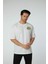 Baskılı Oversize Bisiklet Yaka T-Shirt 2