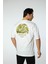 Baskılı Oversize Bisiklet Yaka T-Shirt 5
