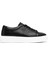 Erkek Siyah Bağcıklı Kalın Tabanlı Deri Sneaker 25SFD700118 1