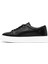 Erkek Siyah Bağcıklı Kalın Tabanlı Deri Sneaker 25SFD700118 2