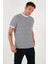 Pamuklu Çizgili Regular Fit Bisiklet Yaka T Shirt Erkek T Shirt 5903005 4