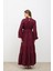 Yakma Elbise Bordo 3
