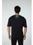 Baskılı Oversize Bisiklet Yaka T-Shirt 5