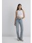 Ibiza Streç Pamuklu Straight Fit Düşük Bel Düz Paça Jeans Bayan Kot Pantolon 1010530 2