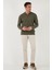 Pamuklu Slim Fit Yarım Fermuarlı Polo Yaka Sweat Erkek Sweat 5903010 2