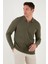 Pamuklu Slim Fit Yarım Fermuarlı Polo Yaka Sweat Erkek Sweat 5903010 3