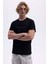 Pamuk Regular Fit Bisiklet Yaka Logolu T Shirt Erkek T Shirt EM589 1