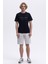 Pamuk Regular Fit Bisiklet Yaka Logolu T Shirt Erkek T Shirt EM589 2