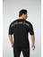 Baskılı Oversize Bisiklet Yaka T-Shirt 4