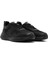 Erkek Siyah Bağcıklı Kalın Tabanlı Deri Casual Sneaker 25SFD756314 3