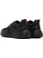Erkek Siyah Bağcıklı Kalın Tabanlı Deri Casual Sneaker 25SFD756314 5