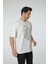 Baskılı Oversize Bisiklet Yaka T-Shirt 4