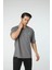 Baskılı Oversize Bisiklet Yaka T-Shirt 2
