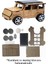 Boyanabilir Güneş Enerjili Jeep Yapım Seti 1 Paket Güneş Paneli Motor Çark Dişli Şaft Deney Seti Solar Enerjili Jeep 2