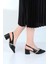 Moda Ayakkabı 01120 Cilt 3cm Topuklu Kadın Ayakkabı 1