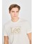 % 100 Pamuk Regular Fit Bisiklet Yaka Logolu T Shirt Erkek T Shirt L68TYSMK 4