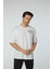Baskılı Oversize Bisiklet Yaka T-Shirt 3