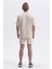 Pamuk Regular Fit Bisiklet Yaka Logolu T Shirt Erkek T Shirt EM391 5