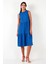 Regular Fit Kolsuz Midi Elbise Bayan Elbise 5869008 4