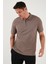 Pamuklu Regular Fit Yarım Fermuarlı Polo Yaka T Shirt Erkek Polo Yaka T Shirt 5903008 3