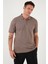Pamuklu Regular Fit Yarım Fermuarlı Polo Yaka T Shirt Erkek Polo Yaka T Shirt 5903008 5