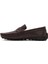 Erkek Kahverengi Deri Casual Loafer 25SFD7551FT 2