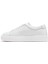 Erkek Beyaz Bağcıklı Kalın Tabanlı Deri Sneaker 25SFD7001FT 2